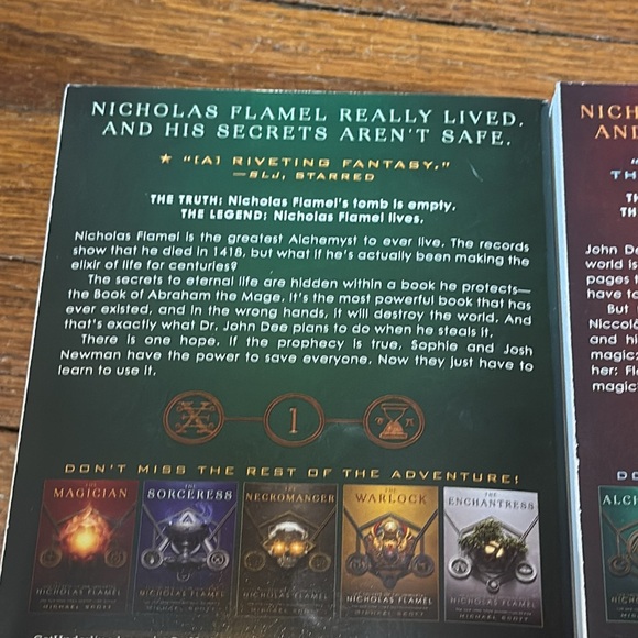 The Secrets of the Immortal Nicholas Flamel by Michael Scott, Books 1-3 - Picture 5 of 7